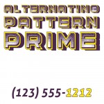 ALTERNATING PATTERN Prime Phone Number